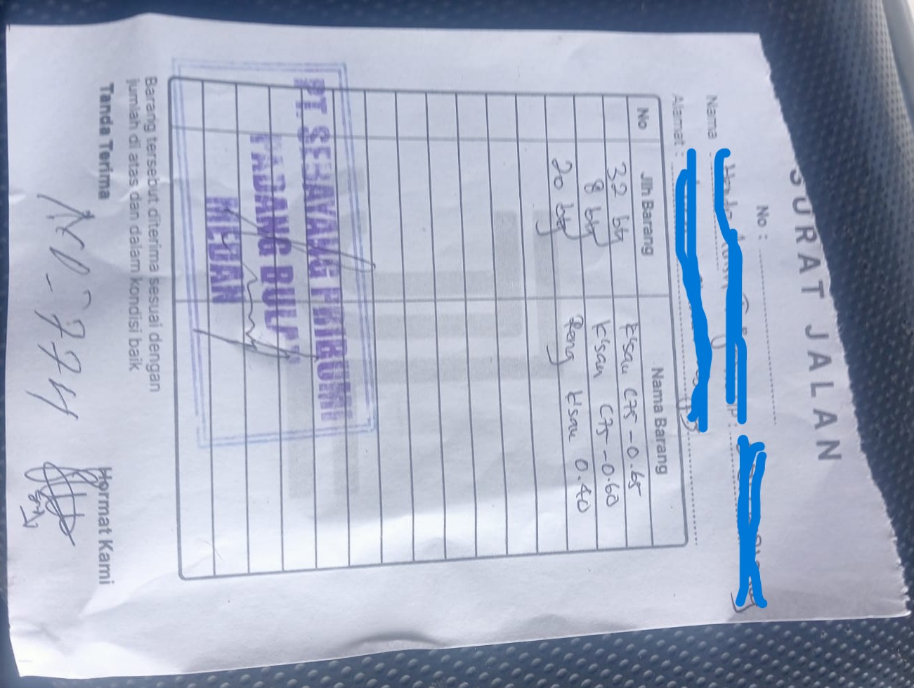 Nota Pengiriman 14