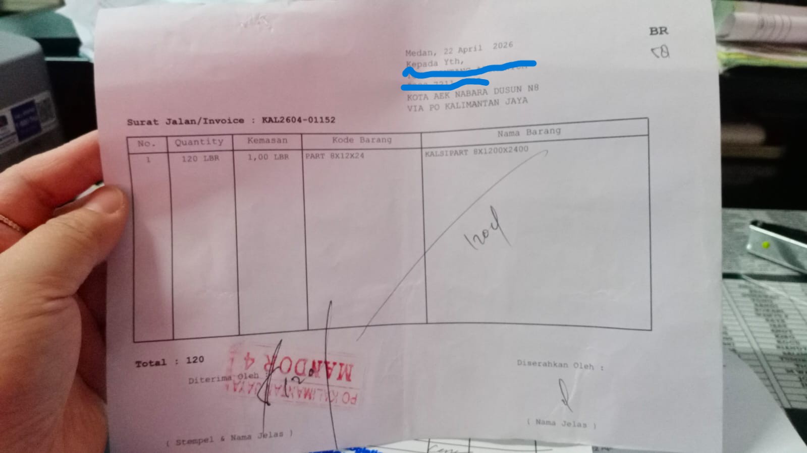 Nota Pengiriman 5