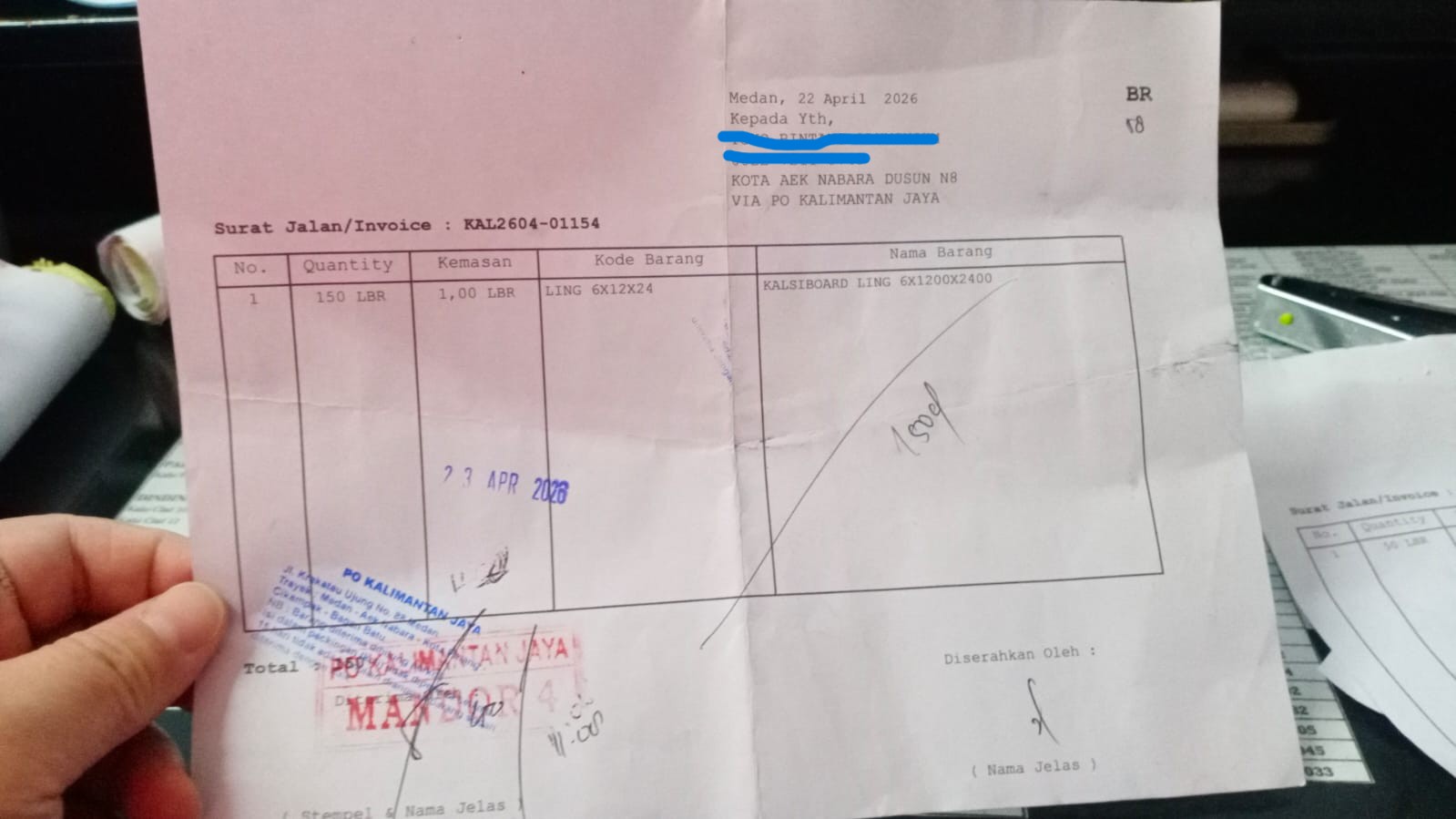 Nota Pengiriman 6